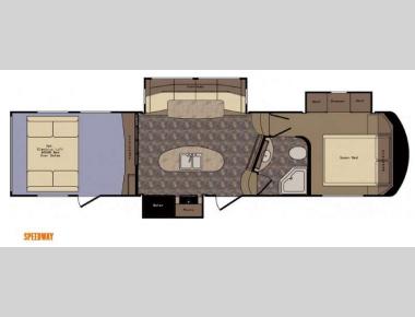 Floorplan - 2015 CrossRoads RV Elevation TF 3616