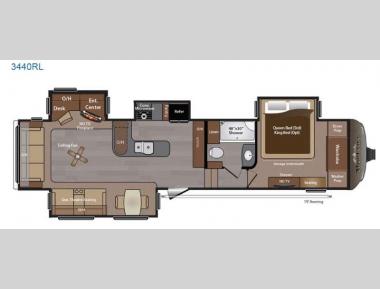 Floorplan - 2015 Keystone RV Montana 3440 RL