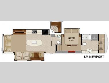 Floorplan - 2015 Heartland Landmark 365 Newport