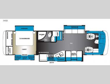 Floorplan - 2015 Forest River RV Berkshire 38RB