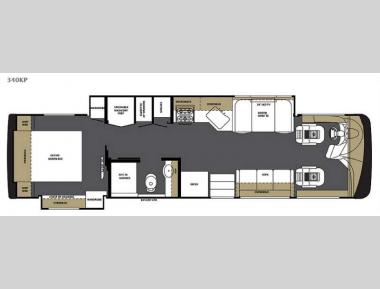 Floorplan - 2015 Forest River RV Legacy SR 340 340KP