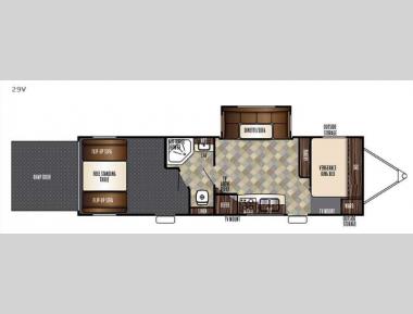 Floorplan - 2016 Forest River RV Vengeance Super Sport 29V