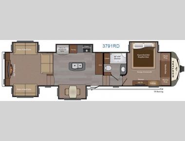 Floorplan - 2016 Keystone RV Montana 3791 RD