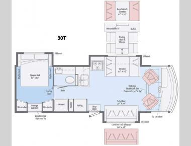 Floorplan - 2016 Itasca Sunstar LX 30T