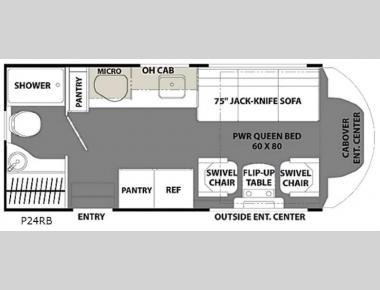 Floorplan - 2016 Coachmen RV Orion P24RB