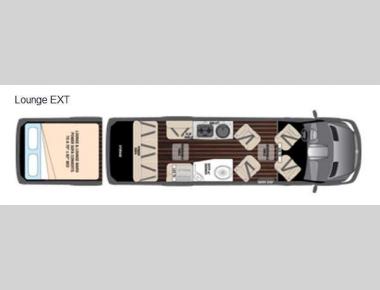 Floorplan - 2016 Airstream RV Interstate Lounge EXT Lounge EXT