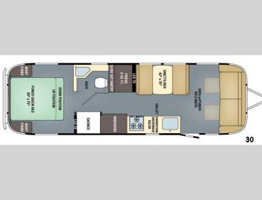 Floorplan - 2016 Airstream RV Classic 30