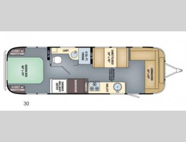 Floorplan - 2016 Airstream RV International Serenity 30