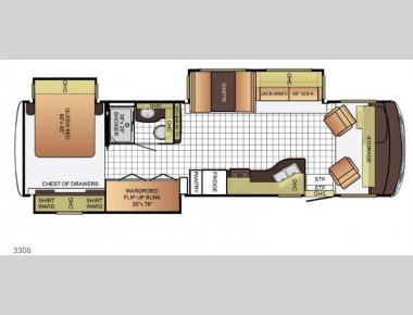 Floorplan - 2016 Newmar Bay Star Sport 3306