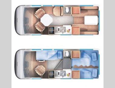 Floorplan - 2016 Roadtrek Popular 190