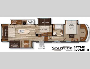 Floorplan - 2016 Grand Design Solitude 377MB