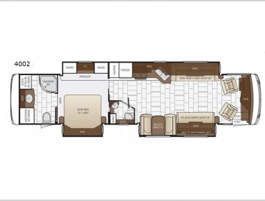 Floorplan - 2017 Newmar Ventana 4002