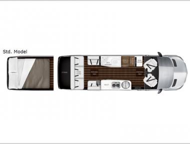 Floorplan - 2017 Airstream RV Interstate Grand Tour EXT Grand Tour EXT