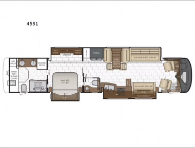 Floorplan - 2017 Newmar Mountain Aire 4533