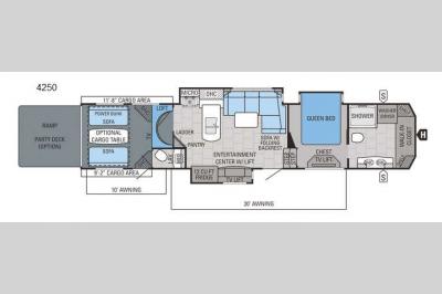 Floorplan - 2016 Jayco Seismic 4250