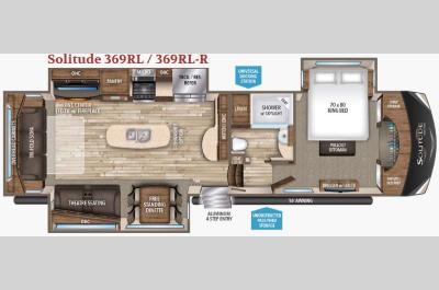 Floorplan - 2017 Grand Design Solitude 369RL