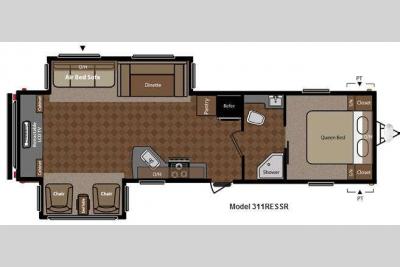 Floorplan - 2012 Keystone RV Springdale 311RESSR