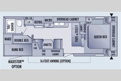 Floorplan - 2006 Jayco Jay Flight 27BH
