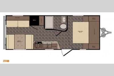 Floorplan - 2015 CrossRoads RV Z 1 ZT211RD
