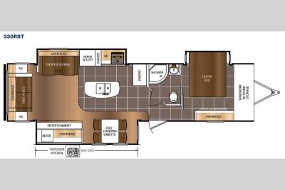 Floorplan - 2016 Prime Time RV LaCrosse 330RST