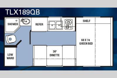 Floorplan - 2007 R-Vision Trail-Lite Crossover TLX189QB