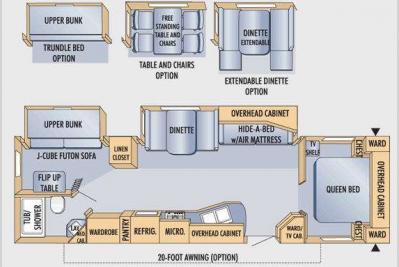 Floorplan - 2009 Jayco Eagle 314BHDS