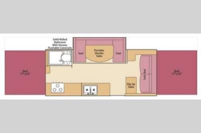 Floorplan - 2010 Coleman The Highlander Series Avalon