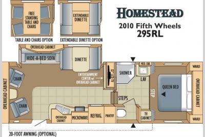 Floorplan - 2010 Starcraft  Homestead 295RL