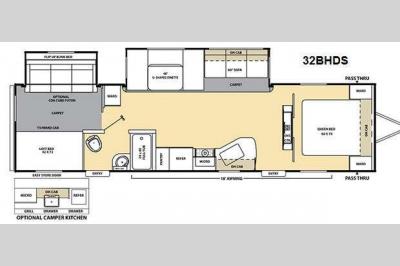 Floorplan - 2011 Coachmen RV Catalina 32BHDS