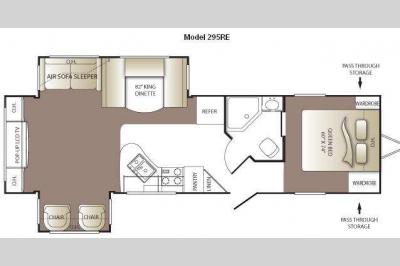 Floorplan - 2011 Keystone RV Outback 295RE