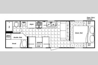 Floorplan - 2011 Gulf Stream RV Kingsport 260 BH