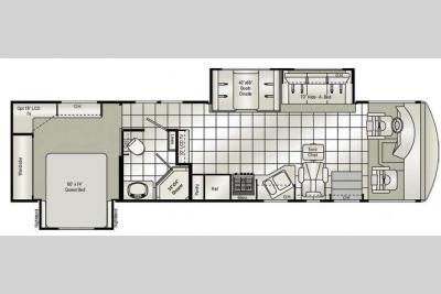 Floorplan - 2011 Damon Daybreak 36SD