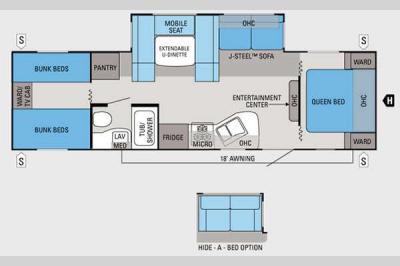 Floorplan - 2012 Jayco Jay Flight 29QBH
