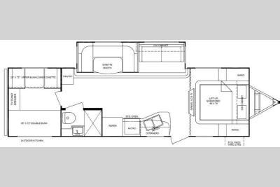 Floorplan - 2012 Cruiser Shadow S-280QBS