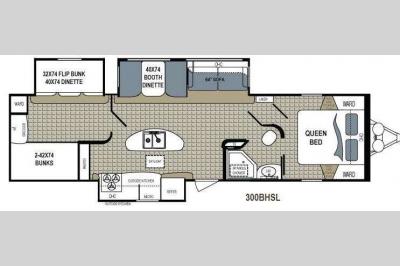 Floorplan - 2013 Dutchmen RV Kodiak 300BHSL