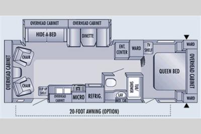 Floorplan - 2006 Jayco Eagle 288RLS