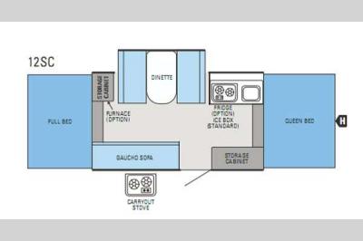 Floorplan - 2013 Jayco Jay Series Sport 12SC