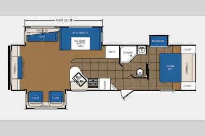 Floorplan - 2014 Prime Time Manufacturing Avenger 32RES