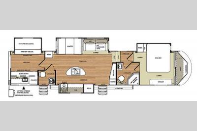 Floorplan - 2014 Forest River RV Salem Hemisphere Lite 366BH