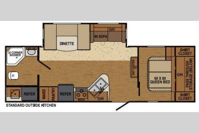Floorplan - 2014 Augusta RV Flex AT 26RBK