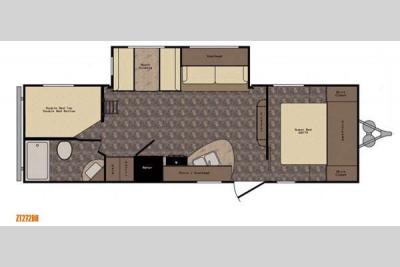 Floorplan - 2015 CrossRoads RV Z 1 ZT272BH