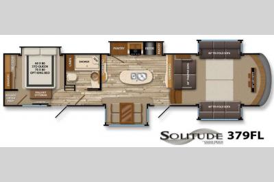 Floorplan - 2015 Grand Design Solitude 379FL