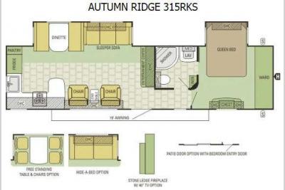 Floorplan - 2015 Starcraft Autumn Ridge 315RKS