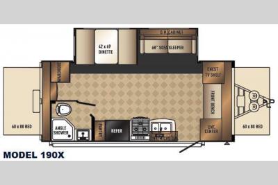 Floorplan - 2015 Palomino Solaire 190 X