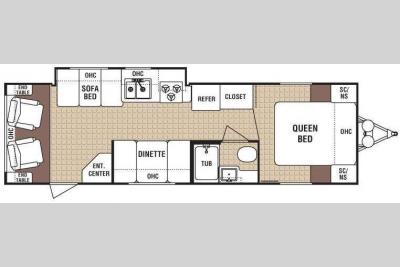 Floorplan - 2009 Dutchmen RV Lite 28L-GS