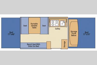 Floorplan - 2009 Fleetwood RV Americana Cheyenne