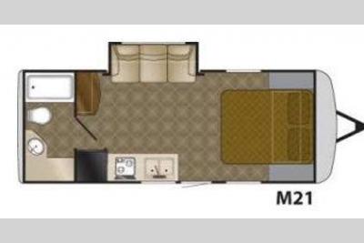 Floorplan - 2010 Heartland Edge M21