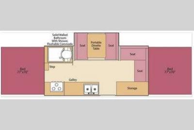 Floorplan - 2010 Coleman The Highlander Series Niagara