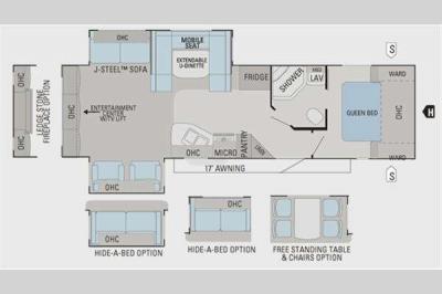 Floorplan - 2011 Jayco Eagle Super Lite 298RES