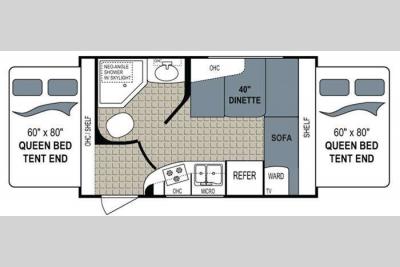 Floorplan - 2013 Dutchmen RV Kodiak 161E